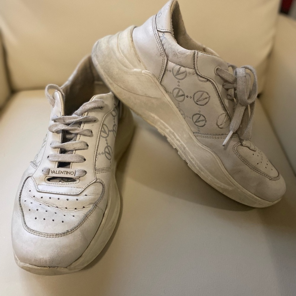 Valentino  Berenice Metallic Logo Women’s Sneakers